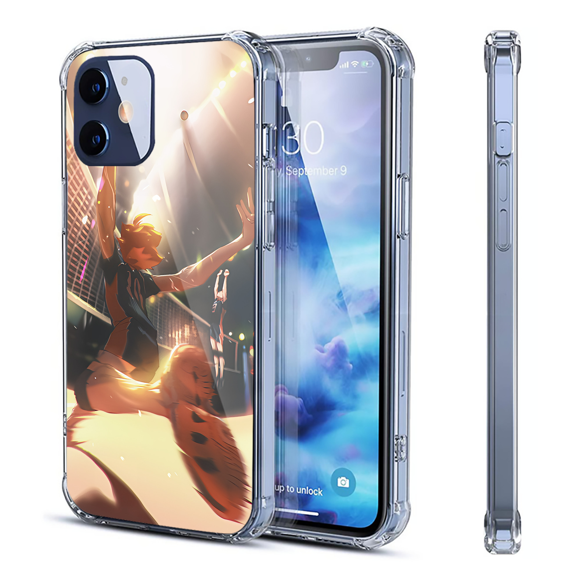 （画像用） ハイキュー!! Haikyu!! 【iPhone 12シリーズ対応】透明スマホケース（クリアソフトケース）